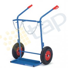 Carrello per 2 bombole 