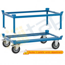 Rialzi per carrelli con ruote per pallets 