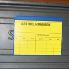 Porta etichette con magnete 