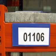 Porte étiquette aimanté  120x80 mm