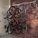 Supporto murale per biciclette 6 posti sospesi 